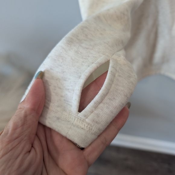 Athleta Cream Zip Sweater - Picture 9 of 11